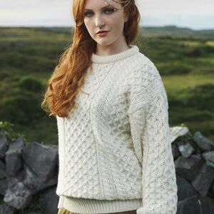 Aran 100% Merino Wool Sweater
